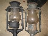 2 Dietz Globe Tubular # 3 Barn lanterns