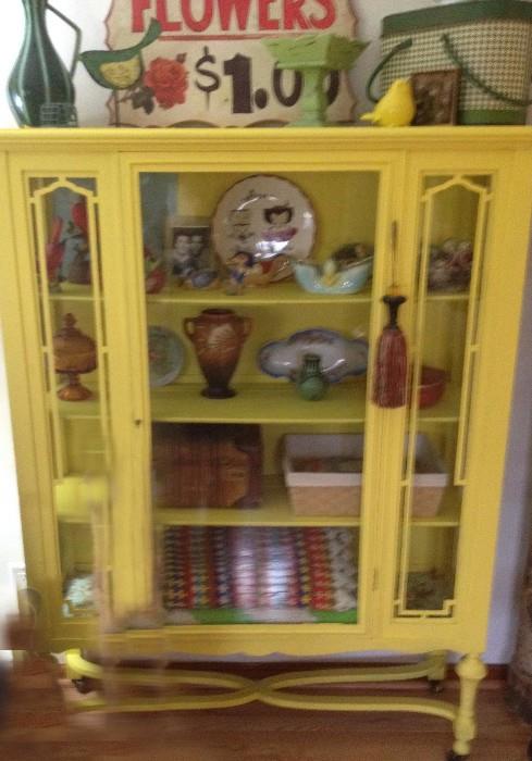 awesome painted curio