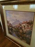 European scene framed art