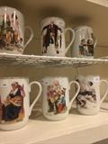 Norman Rockwell mugs