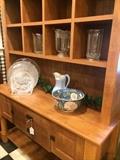 Good looking hutch with lots of storage
