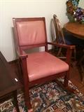 Mission style rocking chair