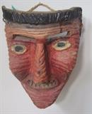 Vintage Mexican Mask of an Old Man