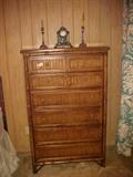 BAMBOO STYLE CHEST OF DRAWERS