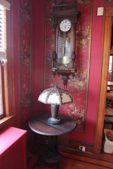 Vintage Furnishings, Lamp & Clock