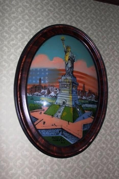 Framed Liberty Oval