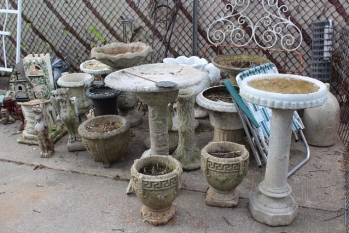 Garden Pots, Urns and Bird Baths
