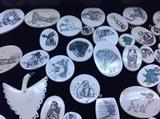 Scrimshaw Jewelry Pieces