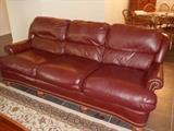 Ethan Allen leather sofa in excellent condition