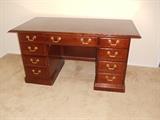 Hook desk with a matching credenza