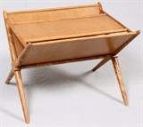 Lot#1095, T.H. ROBSJOHN-GIDDINGS MAGAZINE TABLE, H 20.5", L 29", D 22.5"A T. H. Robsjohn-Giddings for John Widdicomb magazine table.