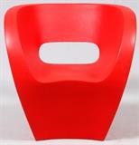 Lot#1100, RON ARAD (BRITISH, 1951), "LITTLE ALBERT" CHAIR FOR MOROSO, H 28", W 28"Red. Impressed on back: "Ron Arad for Moroso, Victoria and Albert Collection" (see additional photo).
