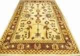 Lot#1117, INDO OUSHAK VERY FINE CARPET, 15' 0" X 11' 0"Golden yellow ground.
