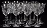 Lot#1172, WATERFORD 'BALLYSHANNON' CRYSTAL CLARET WINES, SET OF TEN, H 6 7/8"Set of 10 "Ballyshannon" pattern claret wines; signed. From the collection of Dr. Marion Scott and Ann Scott, Grosse Pointe Shores.