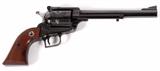 Lot#148, RUGER 'SUPER BLACKHAWK', .44 MAGNUM, SINGLE ACTION REVOLVER, #20701, 1965, L 7 1/2" BBL..Sturm Ruger 'Super Blackhawk' .44 magnum, single action revolver, 7 1/2" bbl, blued finish, stainless hammer, walnut grips with Ruger eagle medallions. 6-shot cylinder. Stamped on barrel: "Sturm Ruger & Co. Inc. Southport, Conn. USA." Stamped on frame: "20701" on right side and "Ruger Super Blackhawk, .44 Magnum Cal." on left Soft zipper case. Modern firearm CPL or Permit to purchase paperwork and background check required.