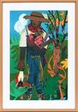 Lot#2039, ROMARE BEARDEN (AMERICAN, 1911-1988), COLOR LITHOGRAPH, H 23 1/2", W 15 1/2", "THE LANTERN"Signed and numbered 66/175.