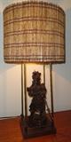 Large Warrior table lamp