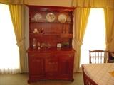 Thomasville cherry china cabinet