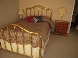 nice brass bed