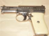 1934 Mauser nickel plated 6.35