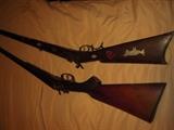 Parkhurst 12 gauge double, Old precussion half stock muzzle loader rifle