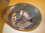 Interior view WWll German helmet