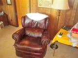 Lazy boy leather recliner