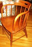 Set of 4 Maple fireside windsor armchairs