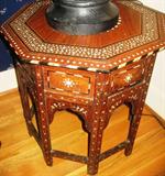 Moraccan inlaid side table
