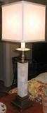 Pair of onyx contemporary lamps