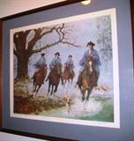 Singed and numbered Revolutionary War print