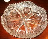 Cut glass dish