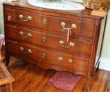 French style bureau, walnut, ca. 1950