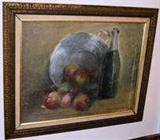 Stillife oil on canvas. Unsigned