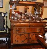 Oak ca. 1900 sideboard
