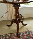 Period Q.Anne birdcage tilt top table