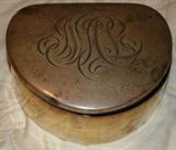 STERLING dressing box by John Chattellier, Newark, NJ