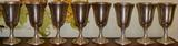 8 Gorham STERLING goblets, 6 1/2" H, #272
