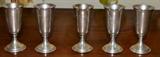5 STERLING cordials