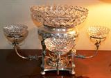 Silver plated English Epergne