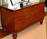 19th century pine blanket chest - perfect size for coffee table