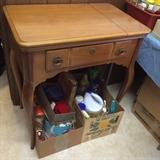#16 Singer Sewing Machine in Cabinet $75 — in 
