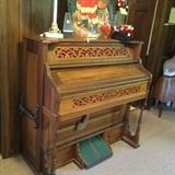 #44 vintage air pump organ $200 —