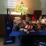 #48 Green Tiffany Lamp $75 