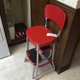 #56 Red Ladder Chair $75 — 