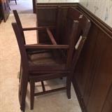 #34 6 odd dining Chairs $25 each 