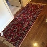 #53 Red Machine Rug 27x66 $50 