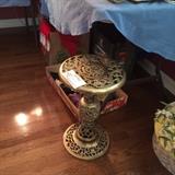 #69 Brass table 11x19 $75 — in Huntsville, Alabama.