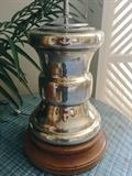 Fabulous silver plate lamp