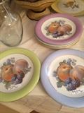 Czechoslovakian fruit plates